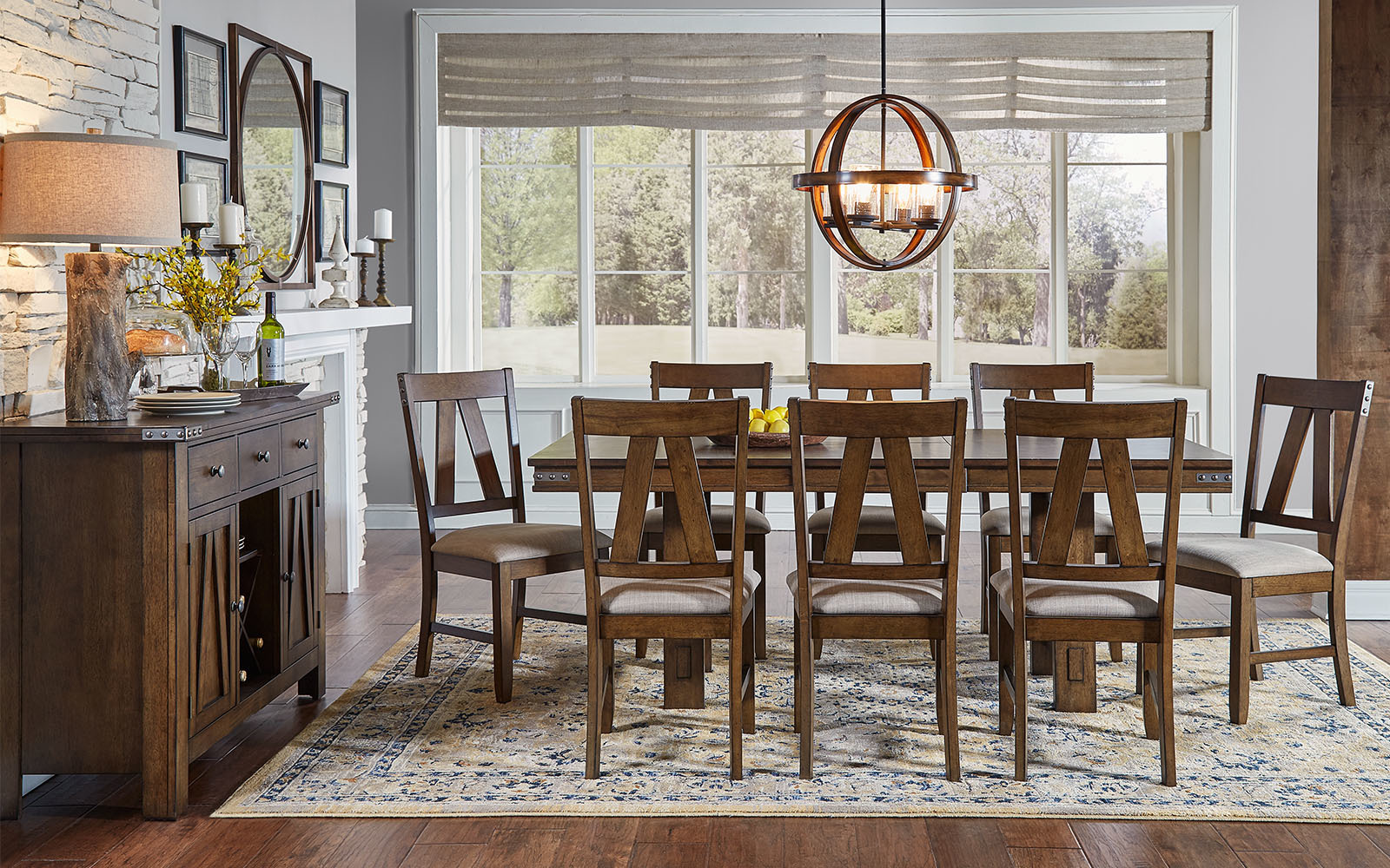 Eastwood Trestle Dining Table by A. America The Furniture Mall