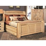 Amish Highlands Queen Arch Panel Bed with Storage