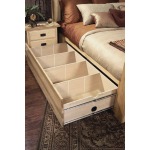 Amish Highlands Queen Arch Panel Bed with Storage
