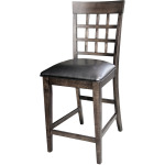 Bristol Point Gridbk Counter Stool Uph Seat