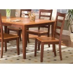 Bristol Point Ladderback Side Chair - Honey/Chestnut