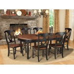 British Isles Oval Leg Table - Oak/Black