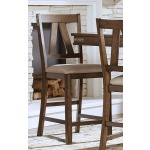 Eastwood Slatback Upholstered Stool