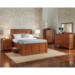 Mission Hill King Captain Bed