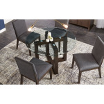 48″ ROUND GLASS TABLE