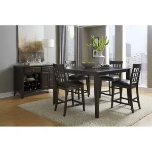 Bristol Point - Warm Gray Gather Height Leg Table