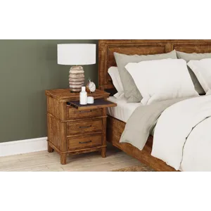 Bandalier Nightstand - 3 Drawer
