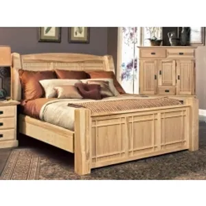 Amish Highlands King Arch Panel Bed