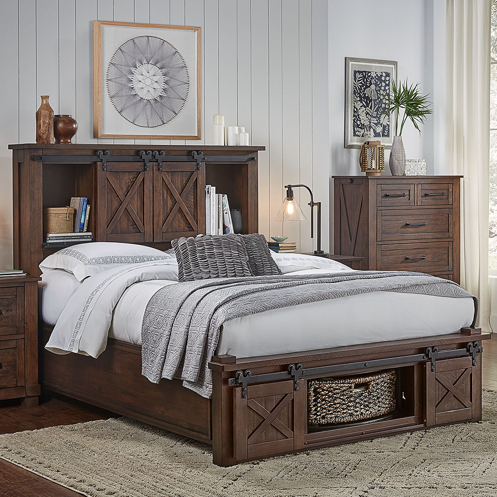 Sun Valley King Storage Headboard W/Rotating Storage SUVRT5133 by A