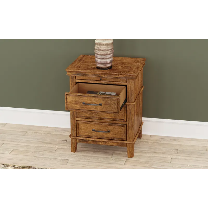 Bandalier Nightstand - 3 Drawer