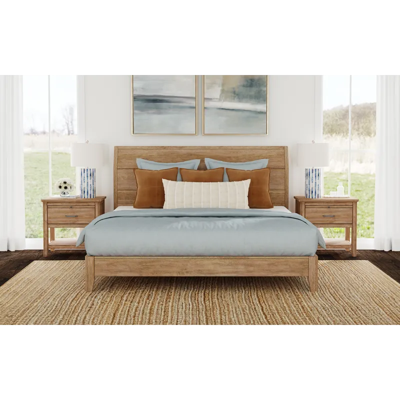 Geo Heights Cal King Panel Bed