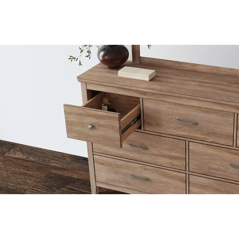 Geo Heights Dresser - Soft Close Side