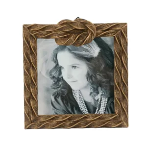 Bronze Rope Knot Square Photo Frame