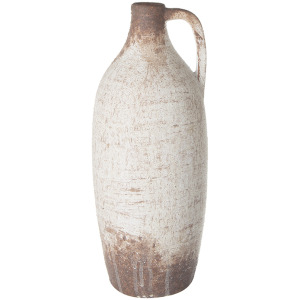 White & Brown Jug Vase