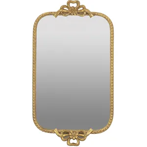 Ornate Gold Mirror Tray