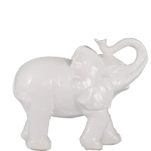 White Trumpeting Elephant