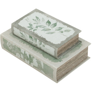 LEAF MOTIF BOOK BOX