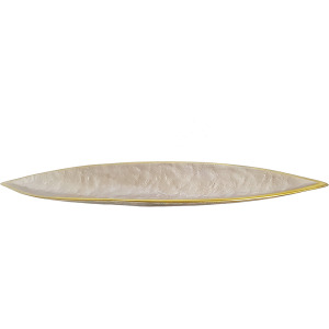 Champgane & Gold Leaf Tray
