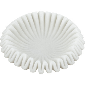 LG WHITE WAVY RESIN BOWL