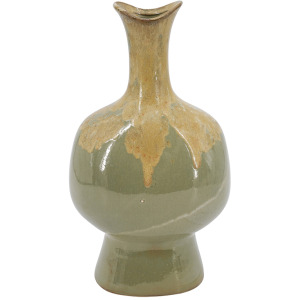 11'' Sage Glazed Vase