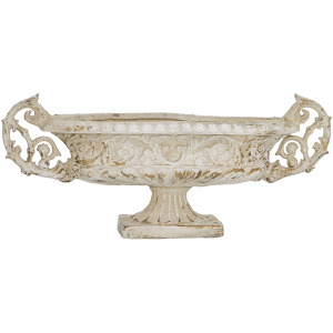 DISTRESSED PEDESTAL VASE