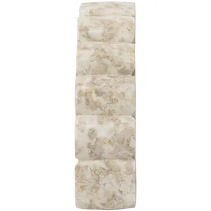 Cream Marble Fan Bookend