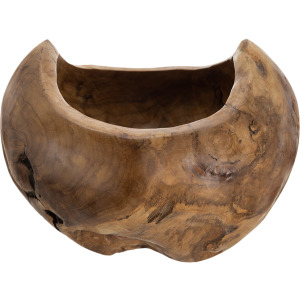 BROWN TEAK BOWL