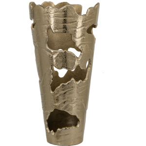 ABSTRACT GOLD VASE