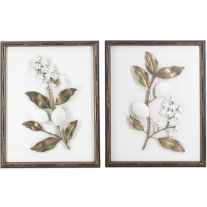 GOLD & WHITE BOTANICALS ASRT