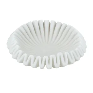 SM WHITE WAVY RESIN BOWL