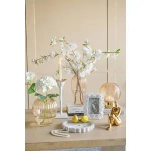 4X6 White Flower Photo Frame