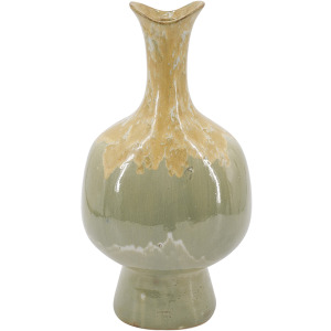 16'' SAGE GLAZED VASE