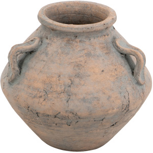 10" TAPERED TERRACOTTA VASE