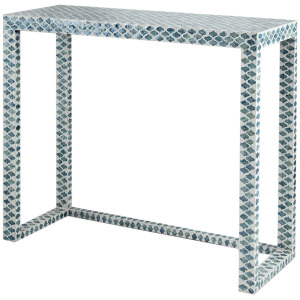 OCEAN CAPIZ CONSOLE TABLE