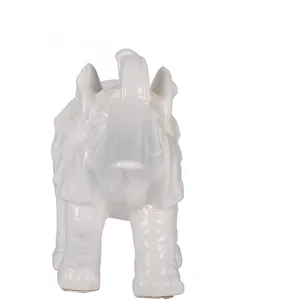 White Trumpeting Elephant
