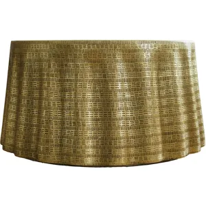 Gold Textured Coffee Table