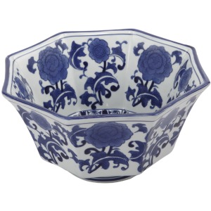 Blue & White Chinoiserie Bowl
