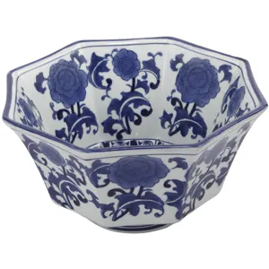Blue &amp; White Chinoiserie Bowl