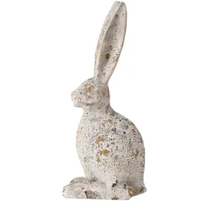 10'' Weathered Rabbit Statue