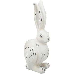 DISTRESSED RABBIT FIGURINE