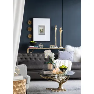 Marble &amp; Gold Tic Tac Toe