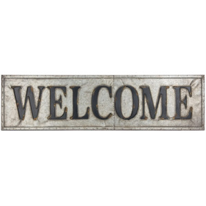 Iron Welcome Sign