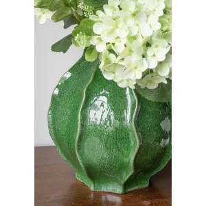 Green Ceramic Vase