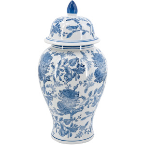 Blue & White Motif Ginger Jar