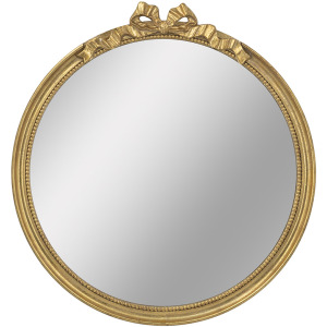 30X32 GOLD ROUND MIRROR