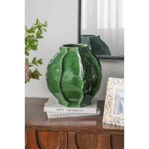 Green Ceramic Vase