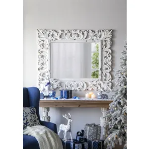 Antique White Mirror