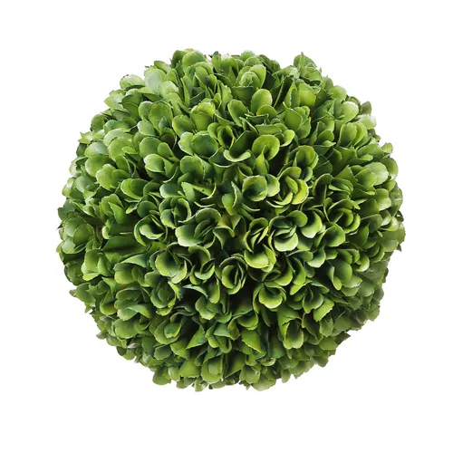6.5" Artificial Boxwood Topiary Ball, Green