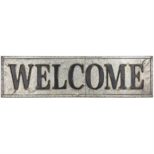 Iron Welcome Sign