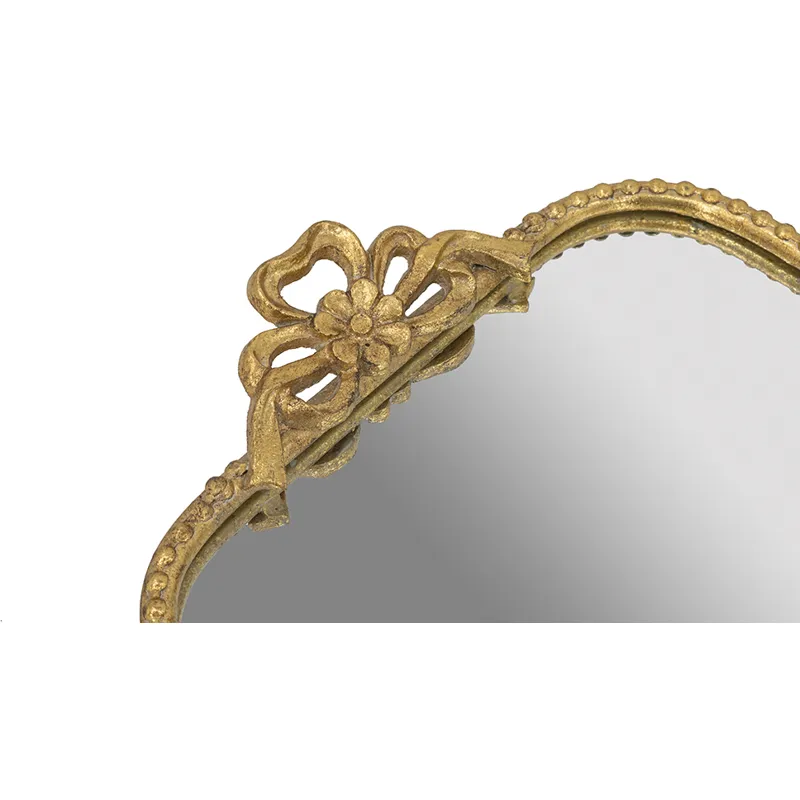 Ornate Gold Mirror Tray